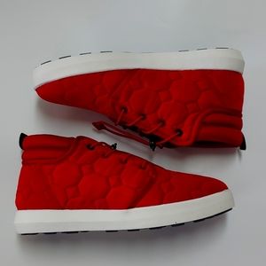 Sun Stone Quilted Lace Up Boots Mens 8